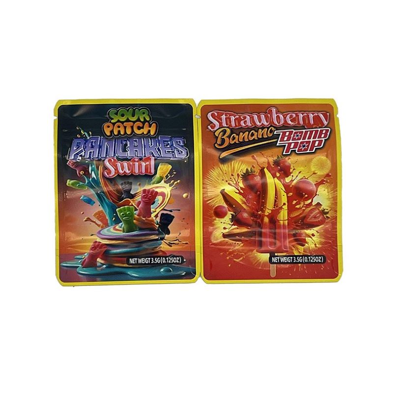 Wholesale Strawberry Funnel Cake 3.5g Candy Mylar Bags